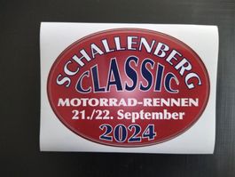 Aufkleber Schallenberg Classic Motorrad- Rennen 2024