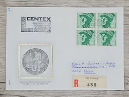 CL18 Enveloppe + Timbre Suisse 1970