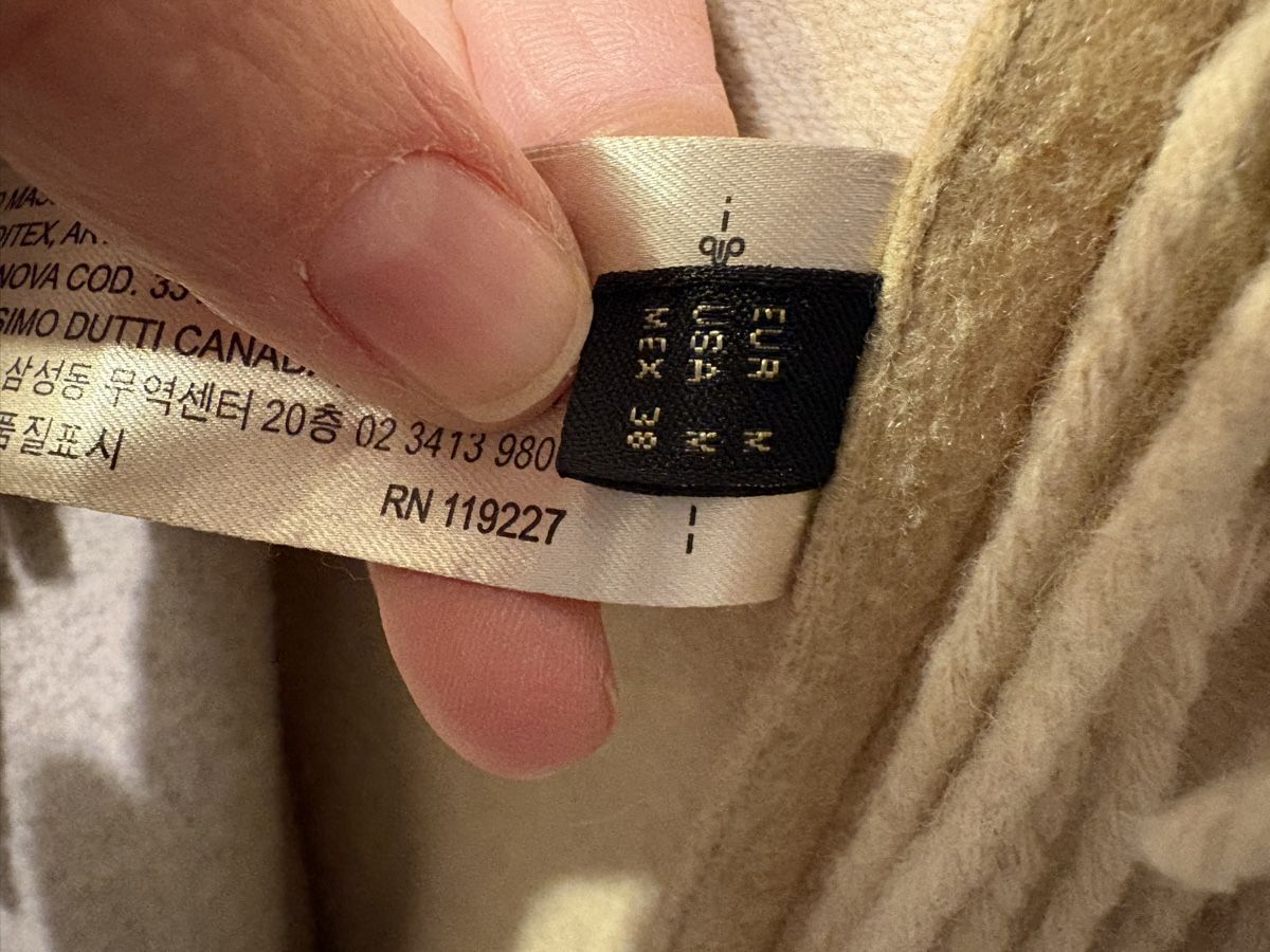 Massimo Dutti Giacche: Massimo Dutti Jacke, Beige/Grau, Gr. S/M – Usato da Gockhausen venduto da lenibeni 2