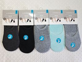 NEU! 5x Footies Socken Füsslinge Unisex Gr. 39-42