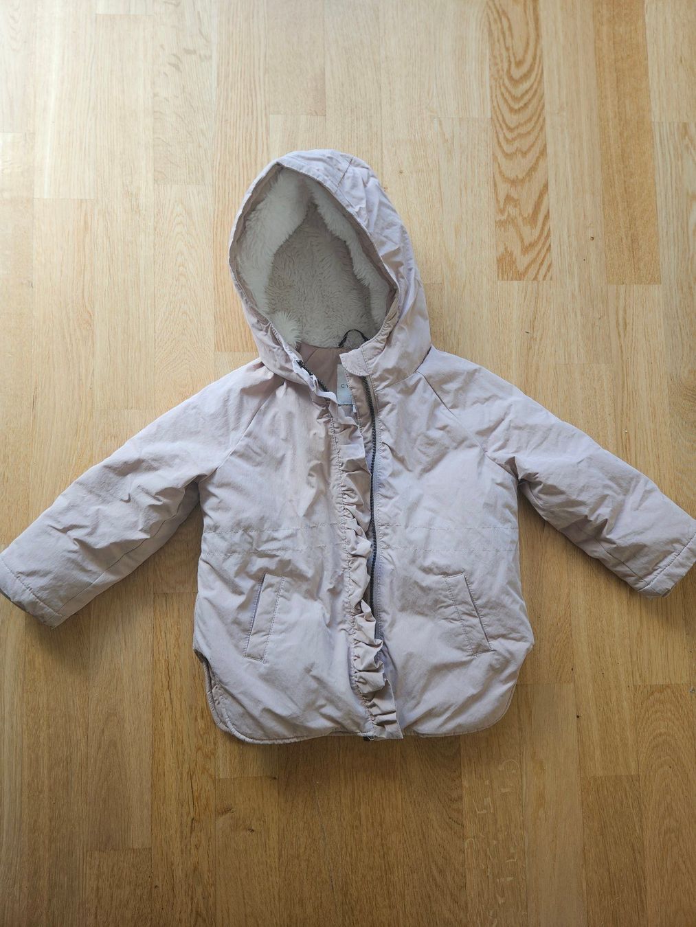 Cyrillus Giacche & Cappotti: Kinder Winterjacke Cyrillus rosa mit Teddyfutter gebraucht – Usato da Zürich venduto da Eisinzurich
