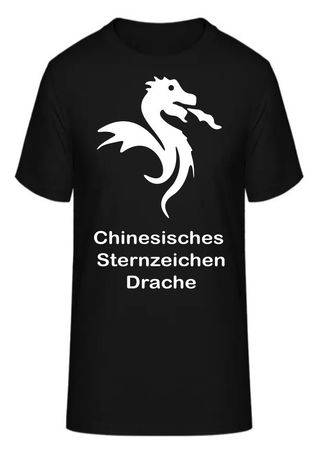 T-Shirt Chinesische Sternzeichen Drache