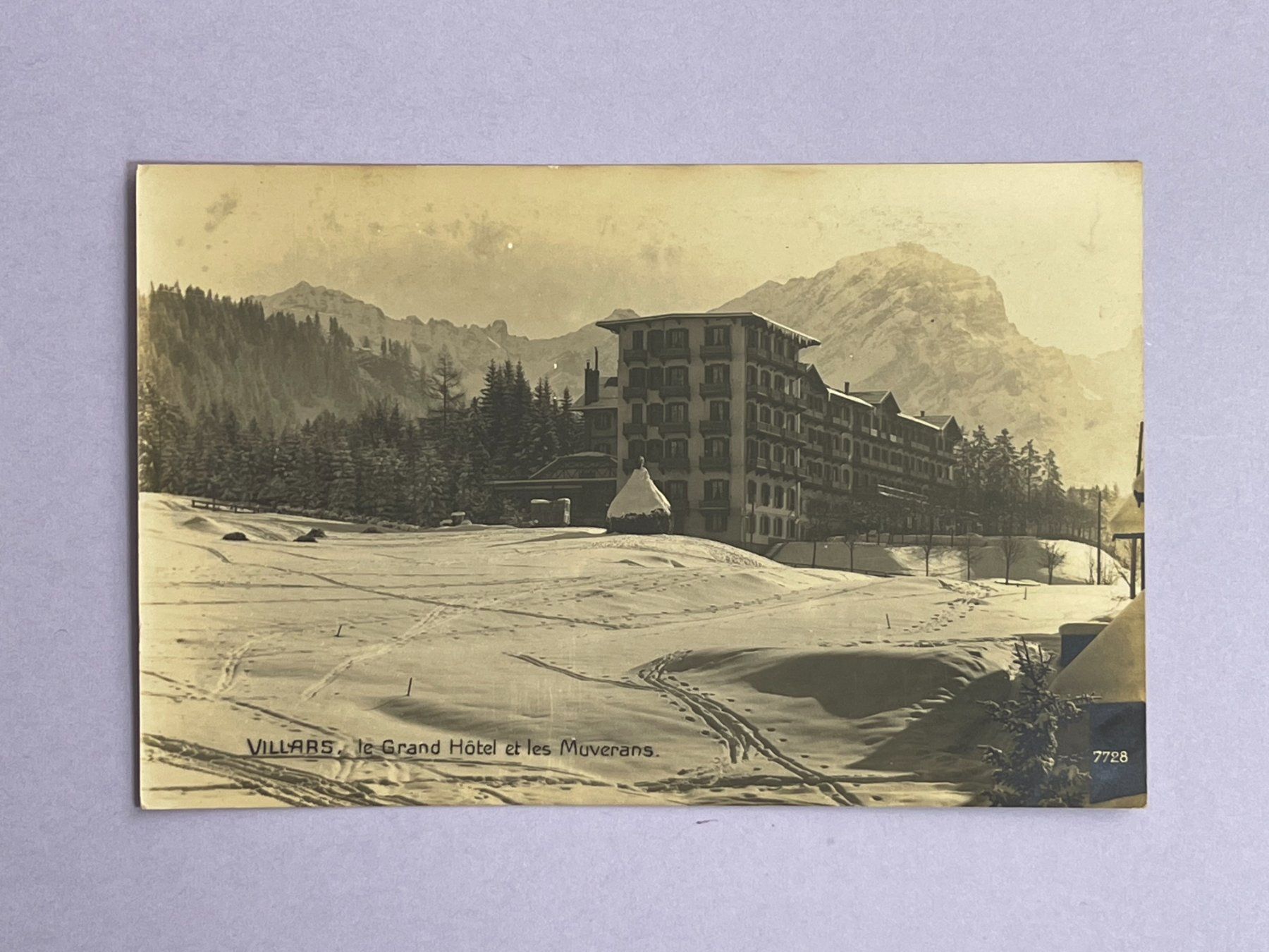 Ansichtskarten: Villars - le Grand Hôtel – Gebraucht aus Steg VS von danwer74
