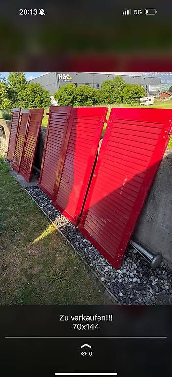 Persiane: Fensterläden Aluminium  – Usato da Gwatt (Thun) venduto da theo360