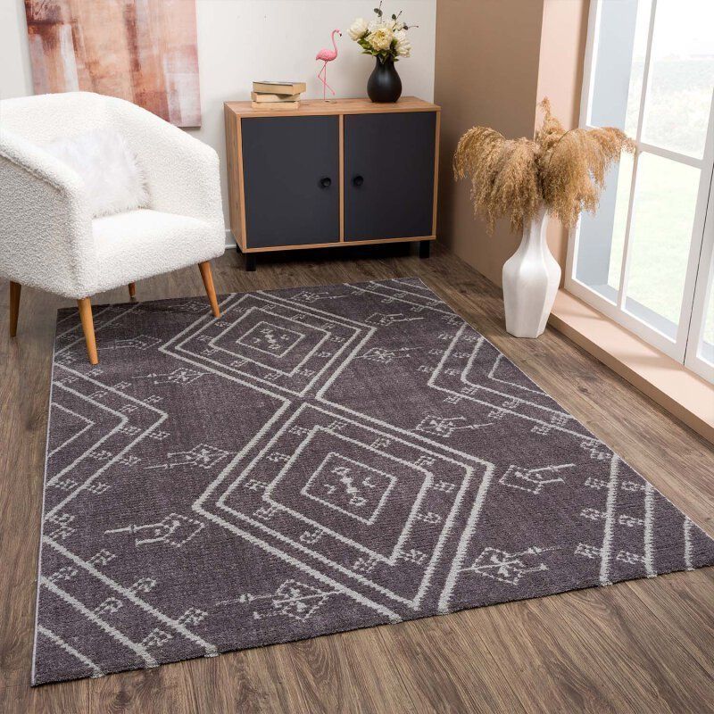 Tappeti: Teppich April 2291 Grau, 160x230cm – Nuovo e nell'imballaggio originale da Reinach AG venduto da carpethouse