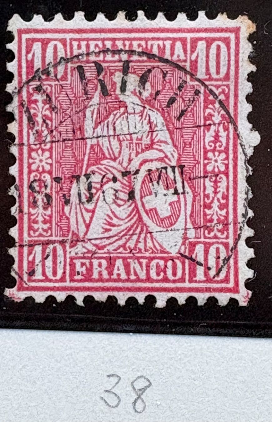Tutti i francobolli: SITZENDE HELVETIA – Usato da Ostermundigen venduto da Heavenmaus75