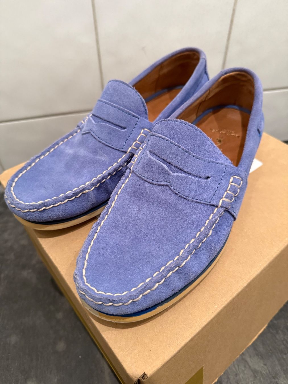 Ralph Lauren Scarpe da uomo: Polo Ralph Lauren Mokassin blau Gr. 41 – Usato da Chur venduto da spicebone 5