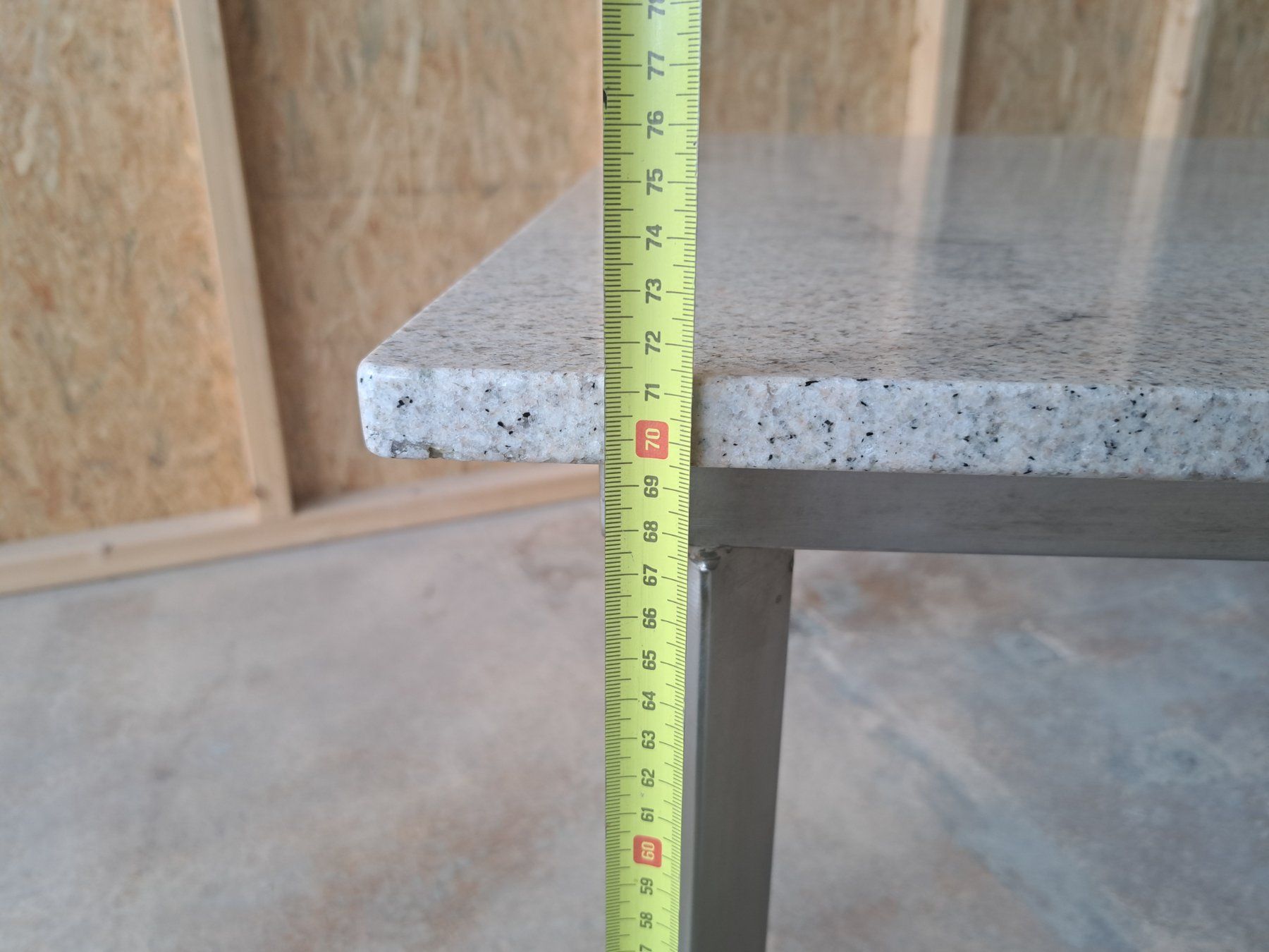 Tables: Gartentisch Marmor Granit/ Chromstahlgestell – D'occasion à Belp par deal-now 5