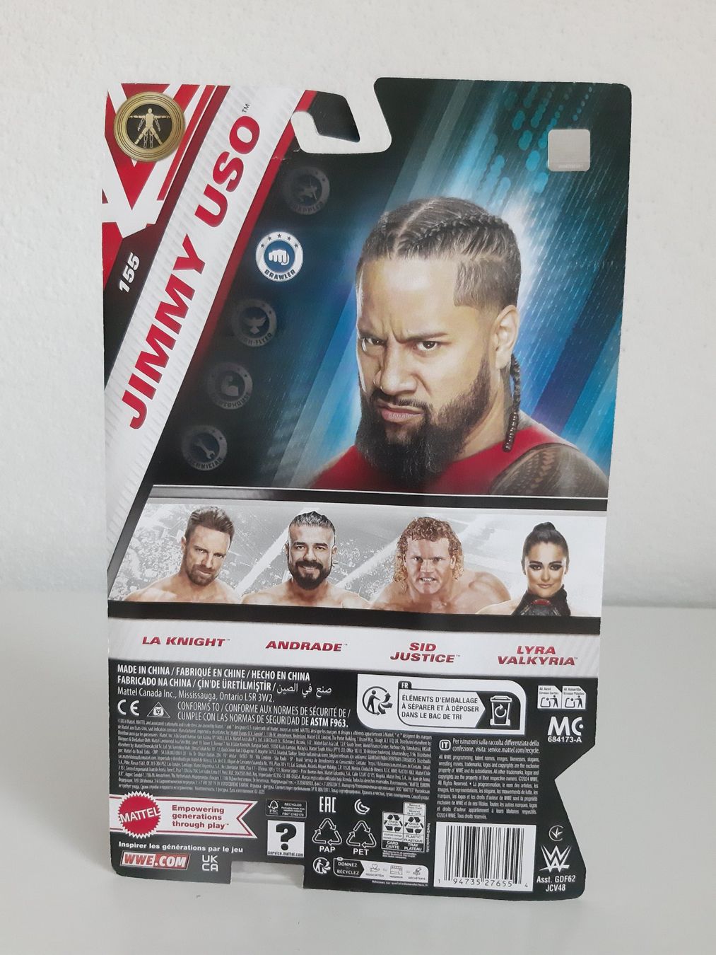 WWE Statuette: WWE Basic Series 155 Action Figure - Jimmy Uso – Nuovo e nell'imballaggio originale da Buchs SG venduto da Bray_Law 2
