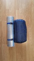 Camping Set: Schlafsack und Isomatte, blau!