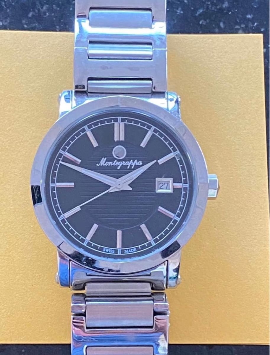 Montegrappa Orologi: Montegrappa Herrenuhr 2014 Special Edition Schwarz selten – Nuovo (secondo la descrizione) da Romanshorn venduto da TopKai 2