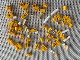 Lego Technik gelb beige Verbinder Verbindungen weiss LotP