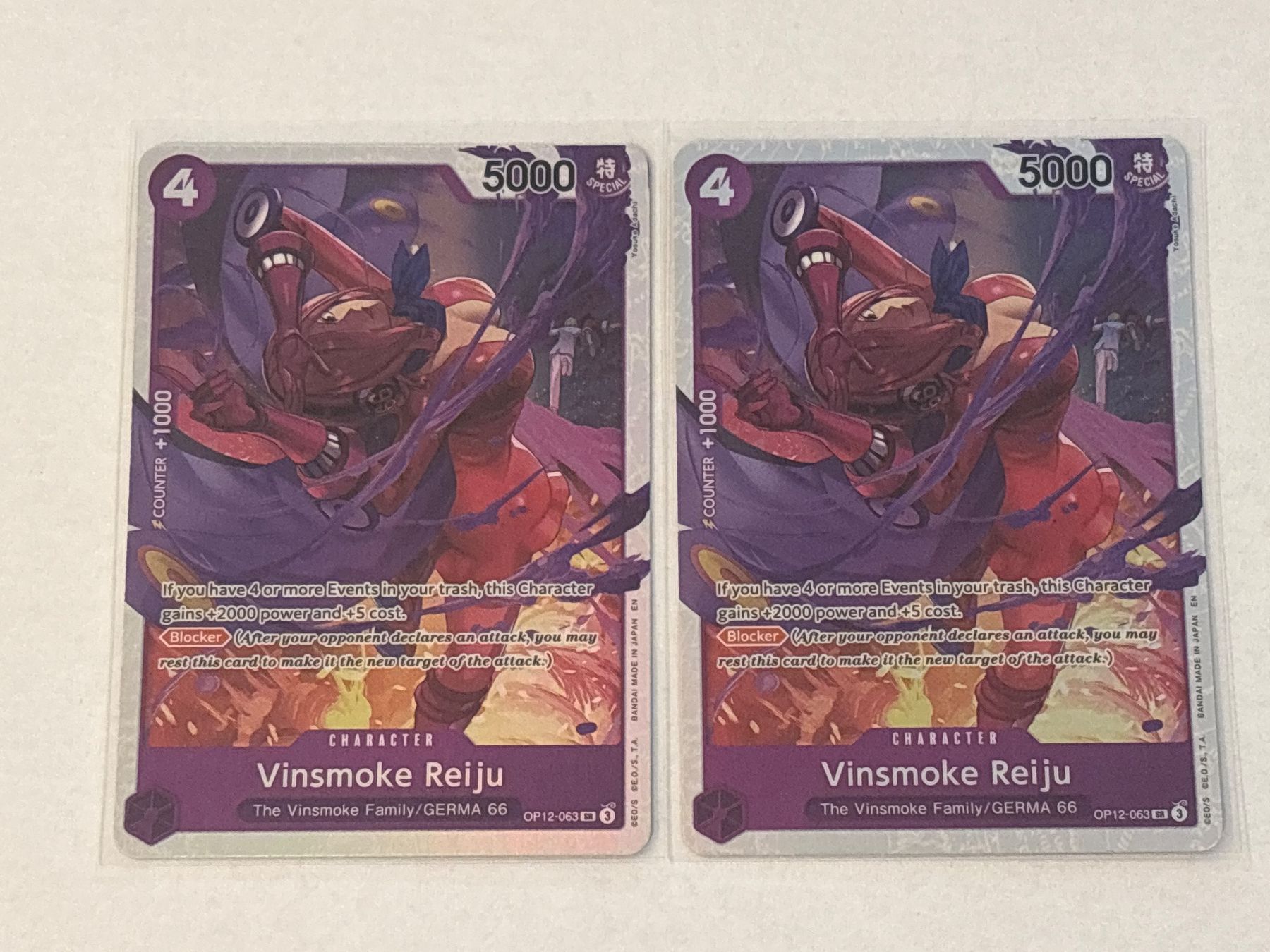 Bandai Carte collezionabili: One Piece TCG CARDS OP12-063 ENG – Nuovo (secondo la descrizione) da Schaffhausen venduto da Brickorama0815