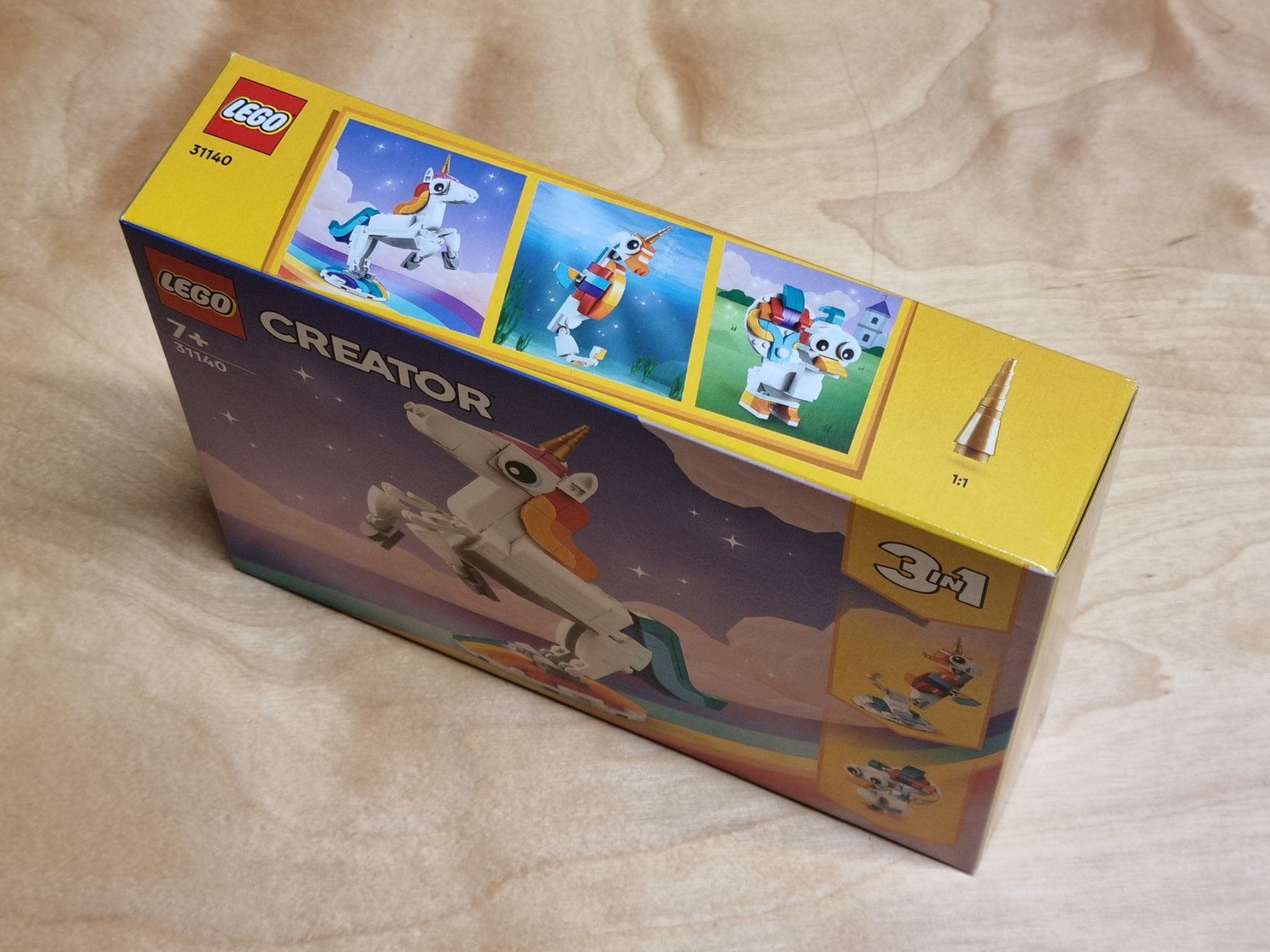 Lego Kit di costruzioni: LEGO Creator 3in1 31140 Magical Unicorn – Nuovo e nell'imballaggio originale da Basadingen venduto da NekoBricks 3