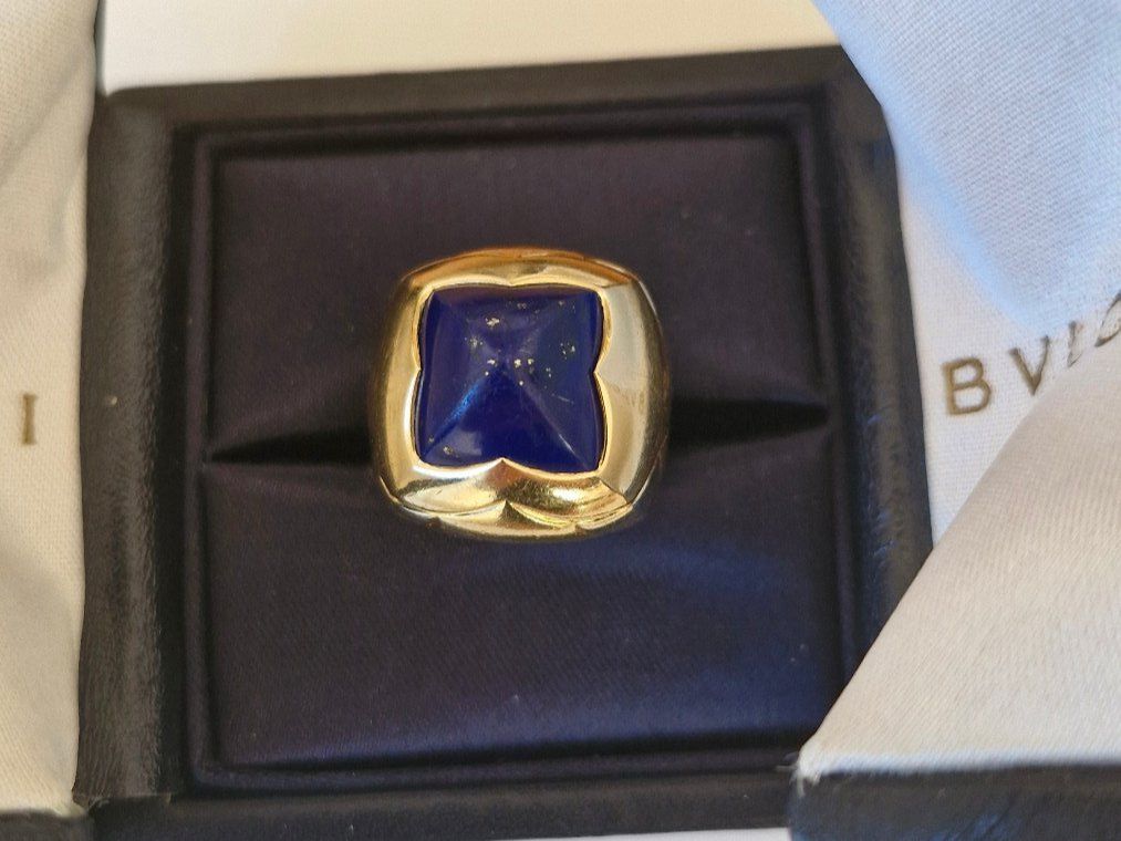 Bulgari Anelli: BULGARI Pyramide Ring  ORIGINAL 18 KARAT GELBGOLD – Usato da Muenchen venduto da enjoymunichdesign 2