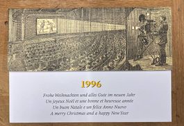 Festtagskarten 2004, 2000, 1999, 1997, 1996