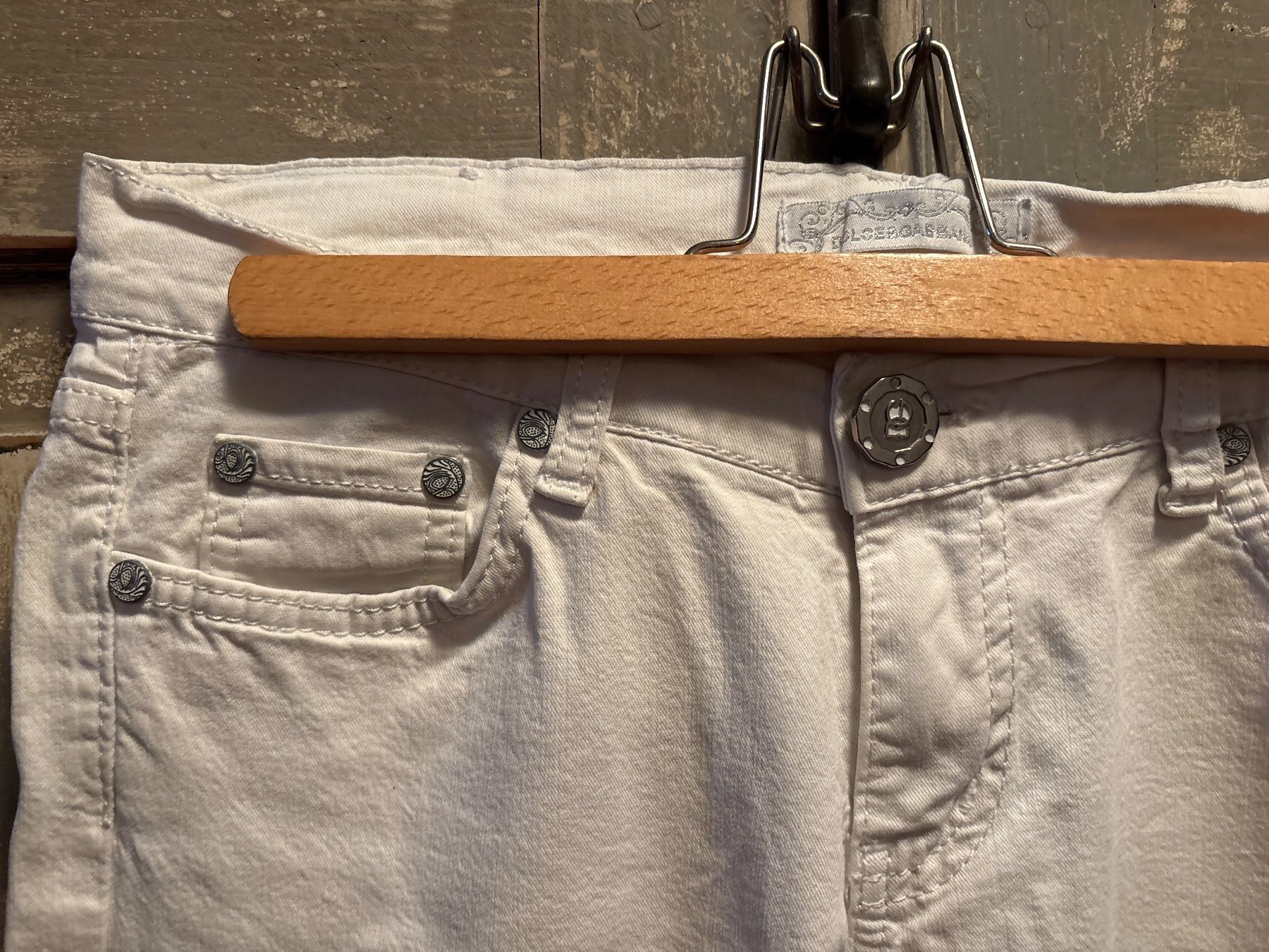 Dolce & Gabbana Jeans: Dolce&Gabanna - Slim Stretch Jeans - white - 30 – Gebraucht aus Besenbüren von teluride89 2
