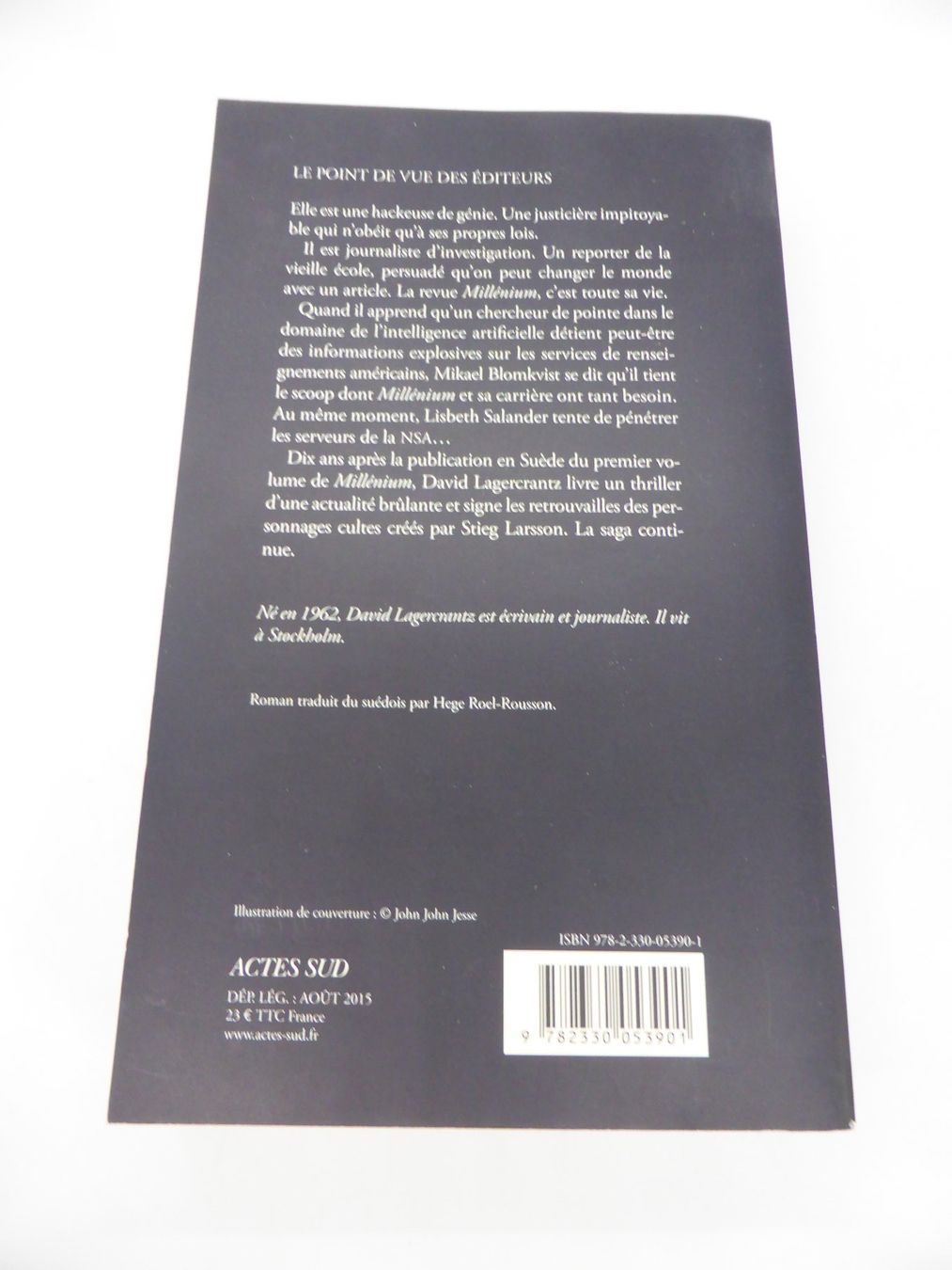 Libri: David Lagercrantz - Millénium 4 - Ce qui ne me tue pas 2015 – Usato da Porrentruy venduto da Kim017 1