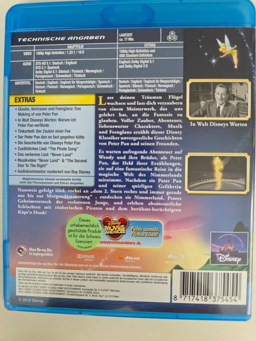 Tutti i DVDs: PETER PAN – Usato da Buchrain venduto da reloca 1