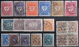 Deutsches Reich ex. Kat. 199-231 */gest. 1922