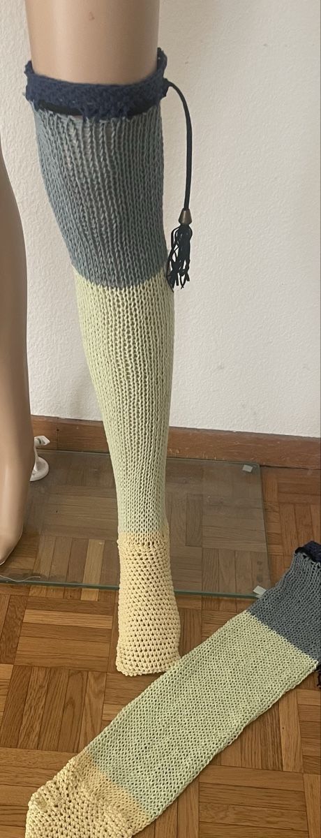 Calze: Overknees Socken Damen blau Grösse 39 – Nuovo e nell'imballaggio originale da Au ZH venduto da Jaggy4