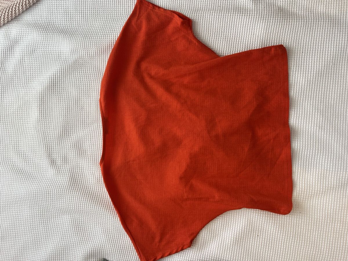 Zara Top: Zara Orange Twist Front Top - Summer Ready - Size S – Nuovo (secondo la descrizione) da Mies venduto da sgr_887d 2