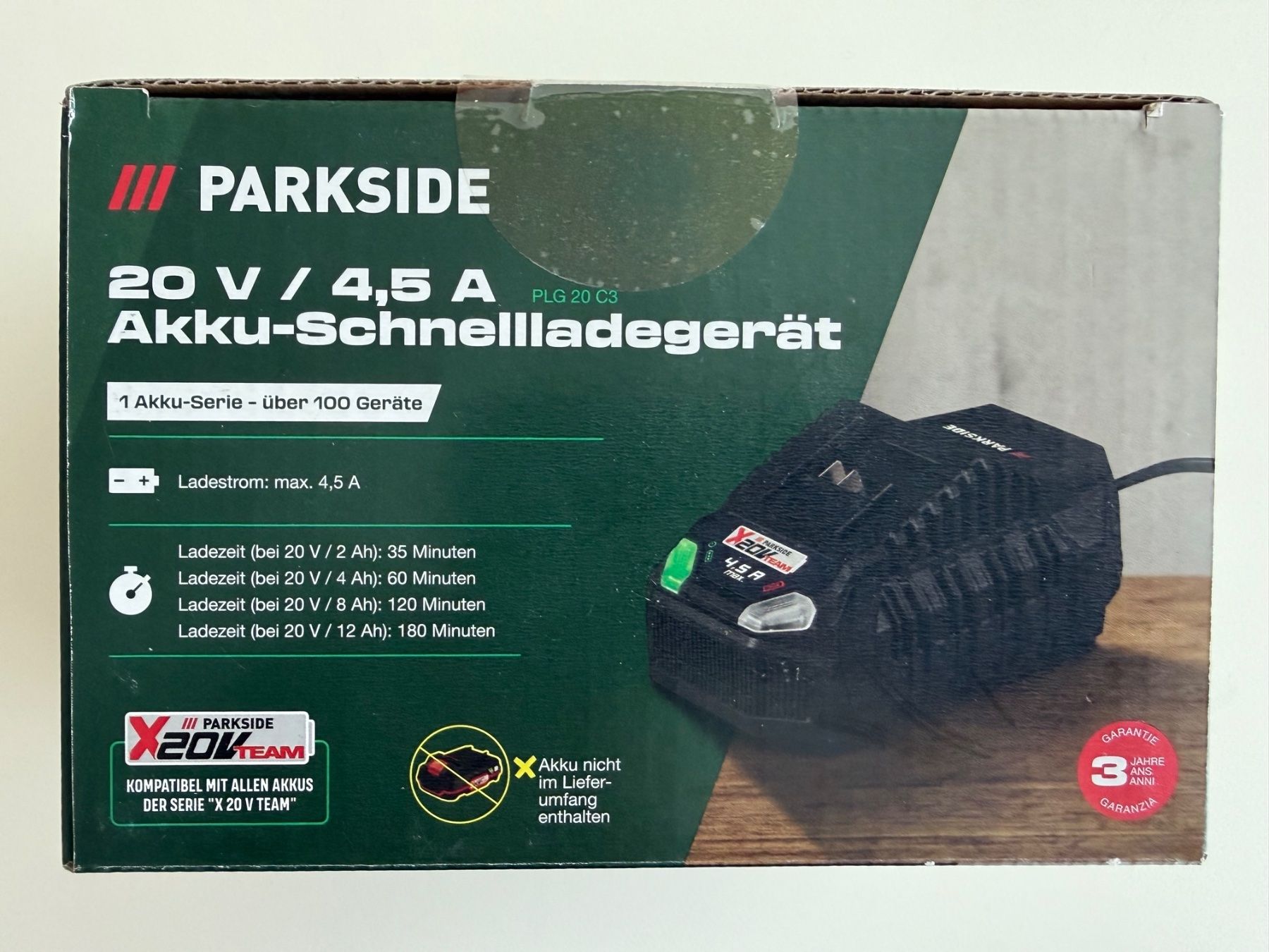 Parkside Accus & piles: Parkside chargeur 20 V – Neuf avec emballage d'origine à St-Gingolph par GoldenKeys