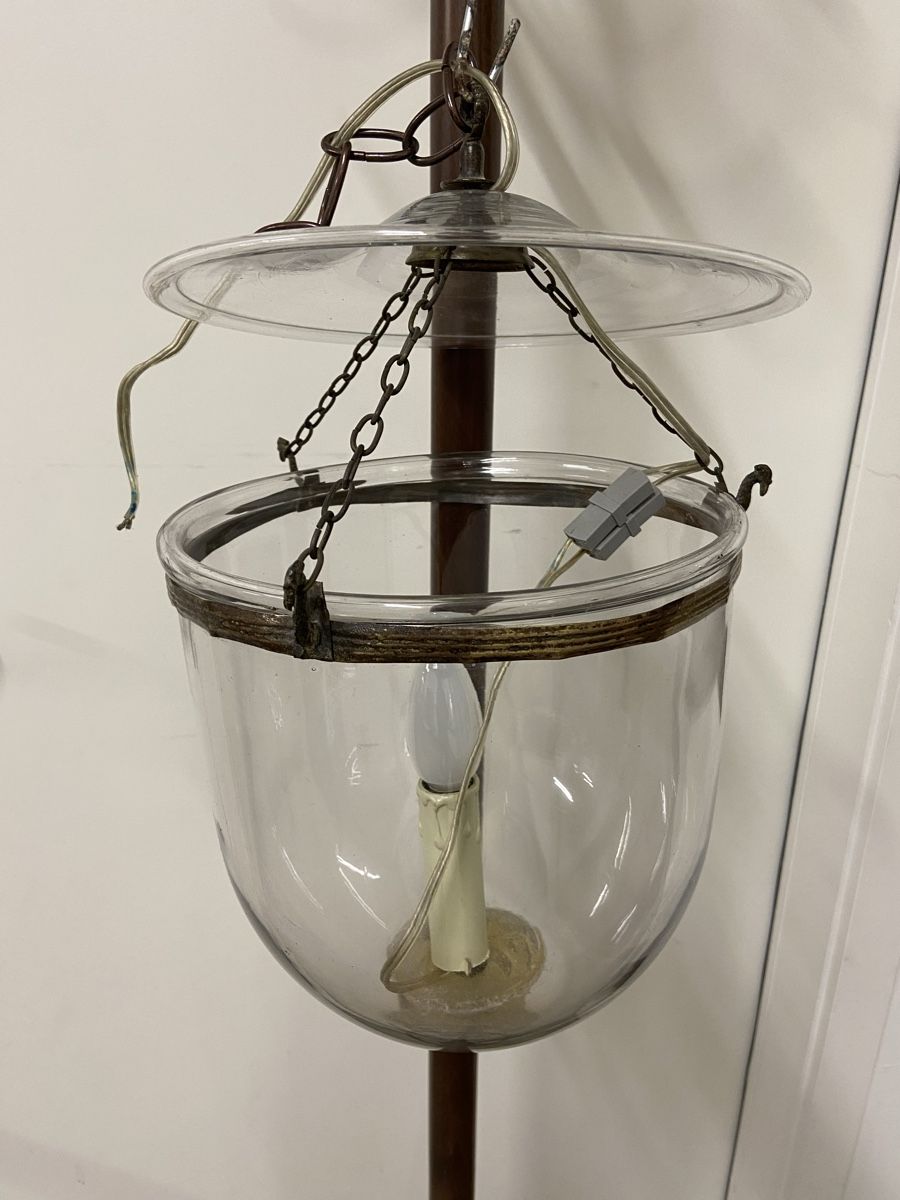 Kronleuchter & Deckenlampen: Antike Kolonial Glas Hängelampe – Gebraucht aus Dietikon von brocki-eyra 6