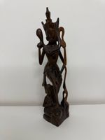 Holzfigur aus Bali 1975 detailliert geschnitzt Handarbeit