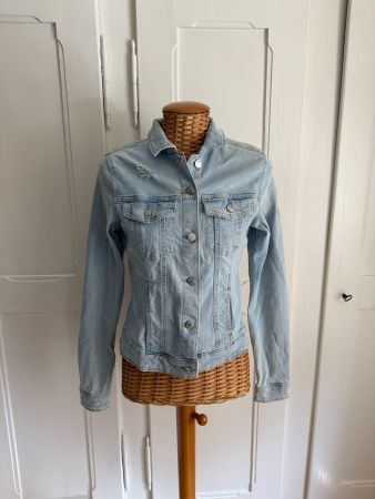 BERSHKA - Jeansjacke hellblau S