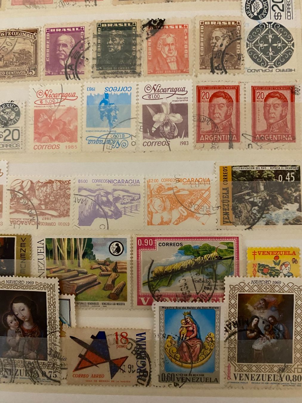 Alle Briefmarken: Briefmarken-Sammlung, Südamerica – Gebraucht aus matten b. interlaken von jfran17 4