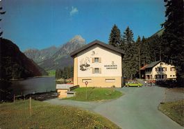 Näfels, Berghotel Obersee, Oldtimer, Werbekarte um 1970