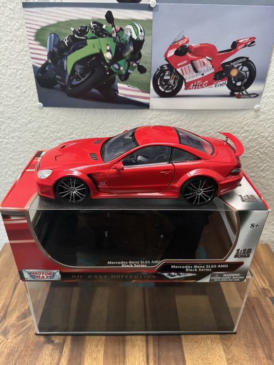 Miniature Mercedes-Benz SL65 AMG Black SERIES 1/18 Mondo Motors