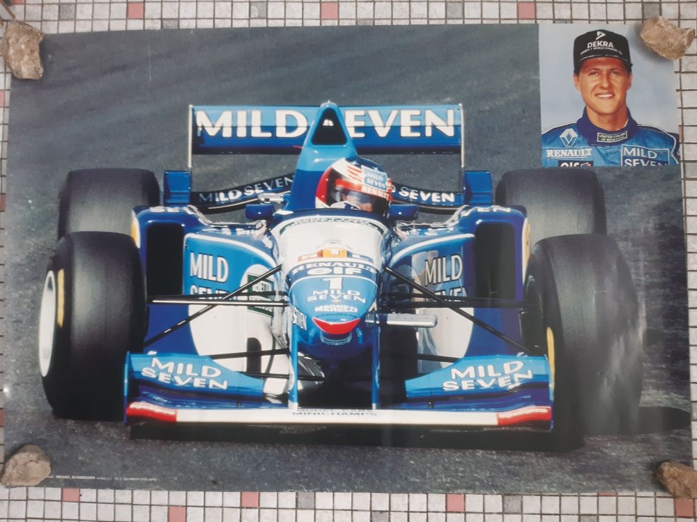 Michael Schumacher,F1,Benetton Renault, San Marin, 1995 GP Imola Photo Stock - Alamy