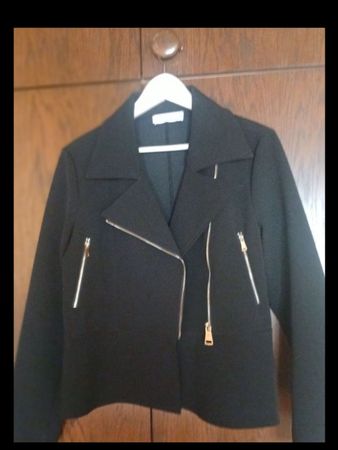 "Caractère" Blezer mit Zip, schwarz, Gr.40
