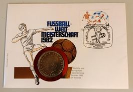 Numisbrief Fussball Weltmeisterschaft 1982 ab 1 Fr. !!