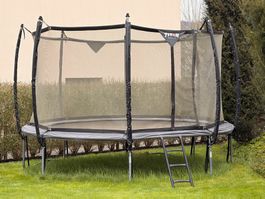 Titan Trampolin 425cm mit Flying-Board und div. Ersatzteilen