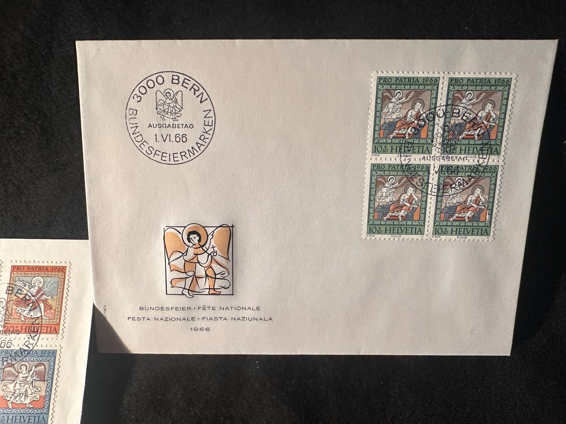 Tutti i francobolli: FDC 1966 Pro Patria Schweiz Lot – Usato da Stettfurt venduto da 2442 6