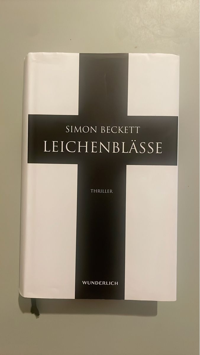 Bücher: Buch Leichenblässe von Simon Beckett – Gebraucht aus Fribourg von Mymikrakra01