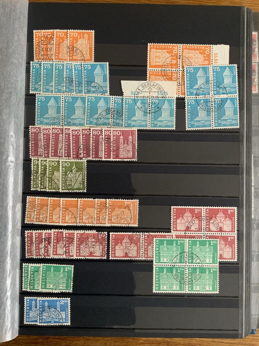 Alle Briefmarken: Briefmarken Schweiz – Gebraucht aus Binningen von chr_cr5n 4