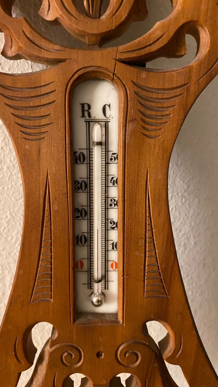 Altro per la casa: Wetterstation antik mit Barometer und Thermometer – Usato da Baar venduto da 001loulou 2