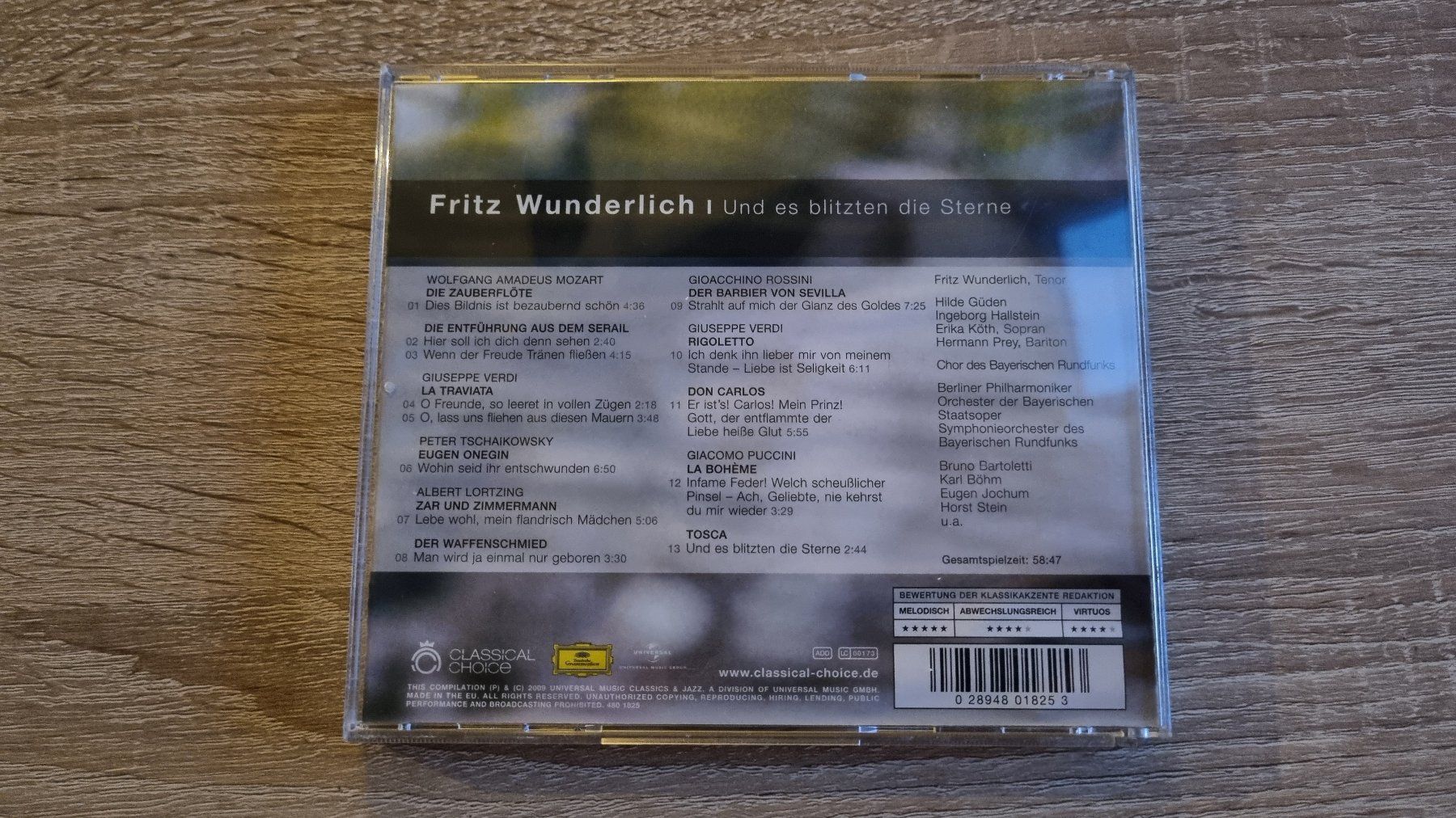 CDs: Fritz Wunderlich - Und es blitzten die Sterne – Gebraucht aus Hagenbuch ZH von lecterr55 2