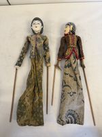 Marionnettes traditionnelles d’Indonésie, 2 piéces