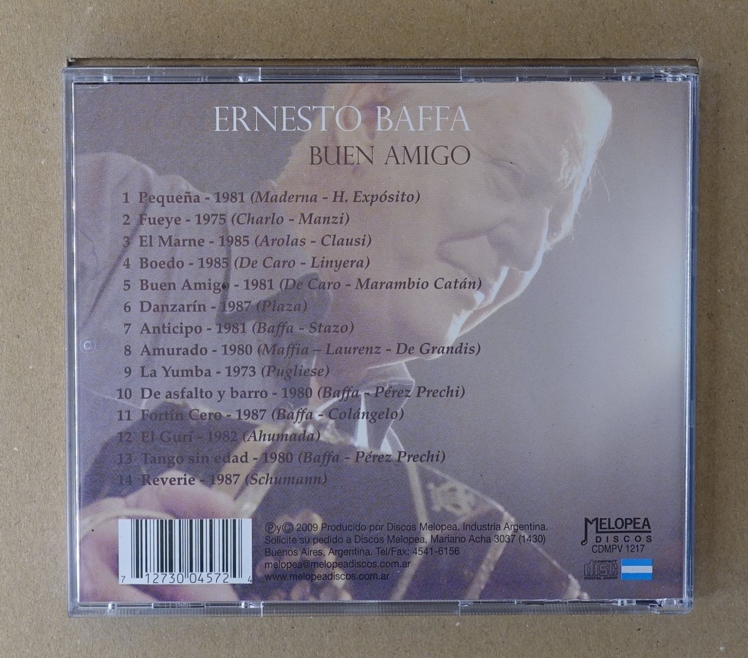 CDs: Ernesto Baffa - Buen Amigo - F30 – D'occasion à Sessa par fraenklishop 1