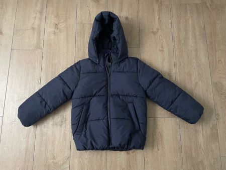 Winterjacke dunkelblau von H&M Gr. 122/128 NEU