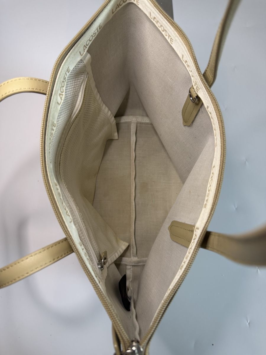 Lacoste Borse da donna: Original Lacoste Handtasche Beige  – Usato da Vionnaz venduto da b_f_d_r_g 4