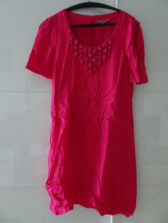 Pinkes Minikleid kurzarm (Trucco) 40