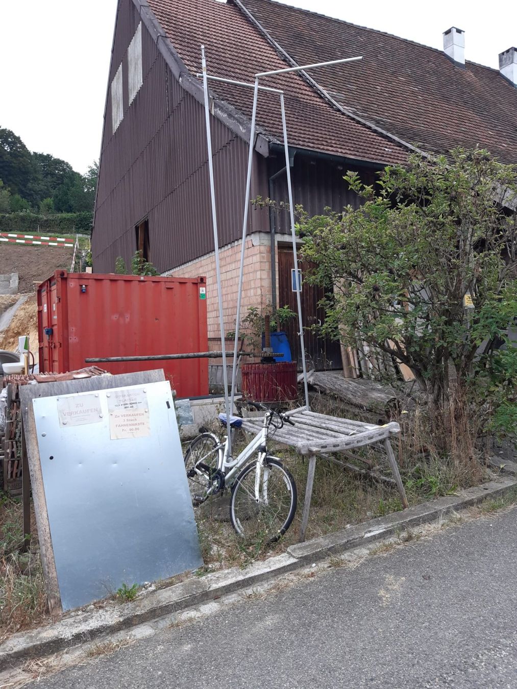 Bandiere: Fahnenmast, Auslegermast – Usato da Nenzlingen venduto da markbaum 2