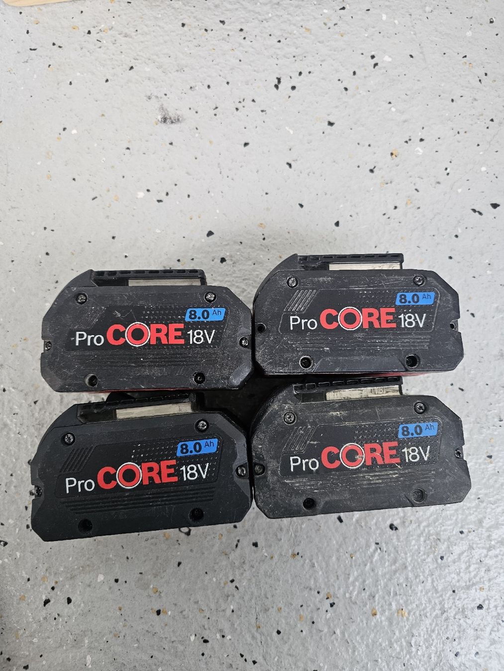 Bosch Akkus & Batterien: 4x 18V Bosch Procore Akku Defekt – Defekt aus Horw von 6GJ