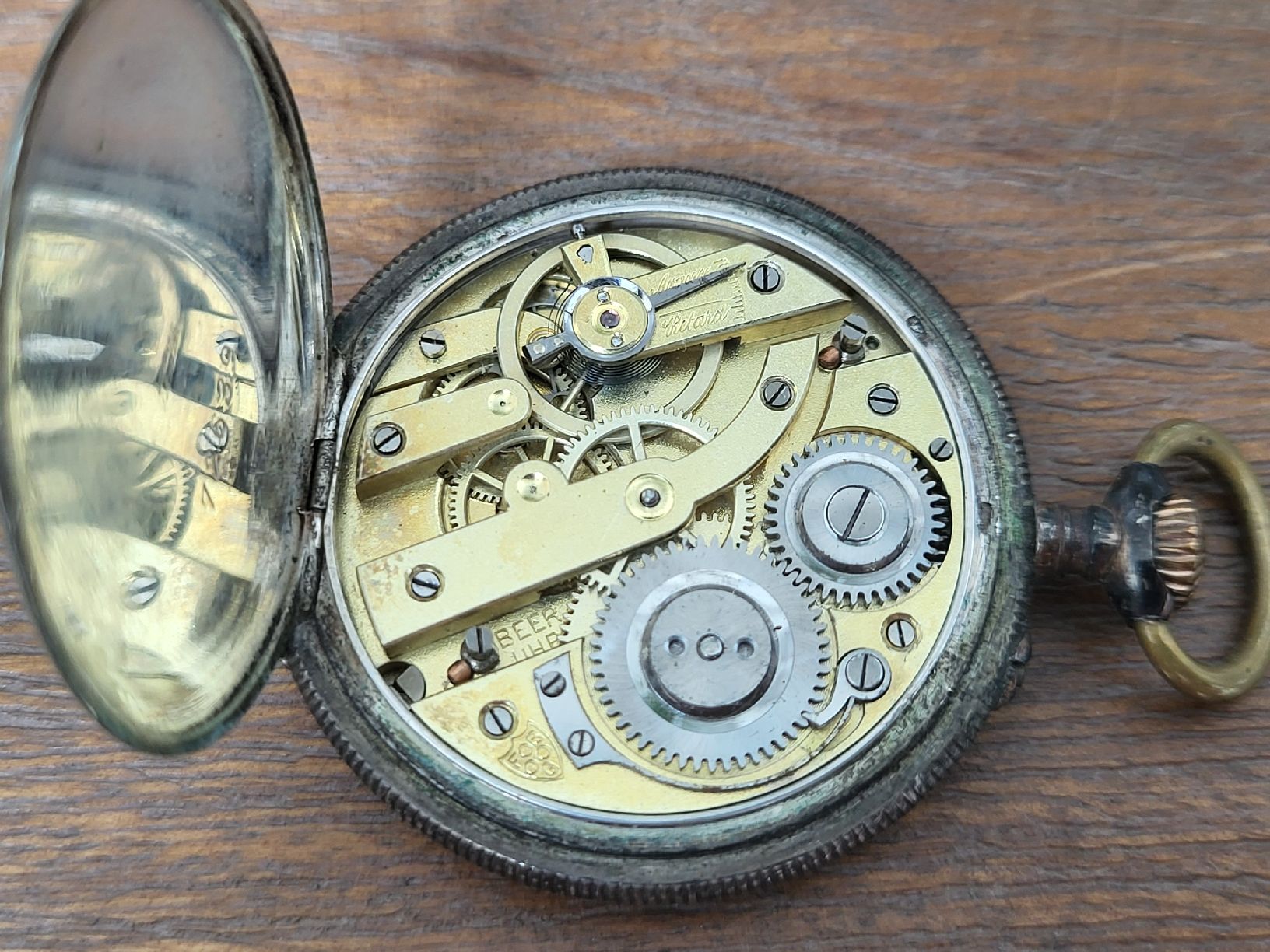 Orologi: TASCHENUHR AUS SILBER 35 MM LÄUFT  – Difettoso da Lommiswil venduto da Fridu_C 2
